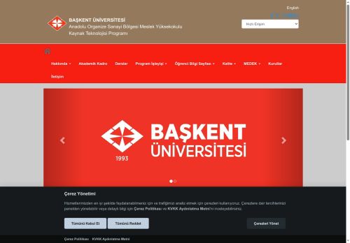 Başkent Üniversitesi - Kaynak Teknolojisi Programı