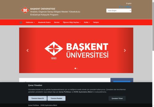 Başkent Üniversitesi - Endüstriyel Kalıpçılık Programı