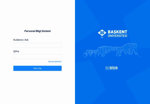Başkent Üniversitesi | Kullanıcı Hesap İşlemleri