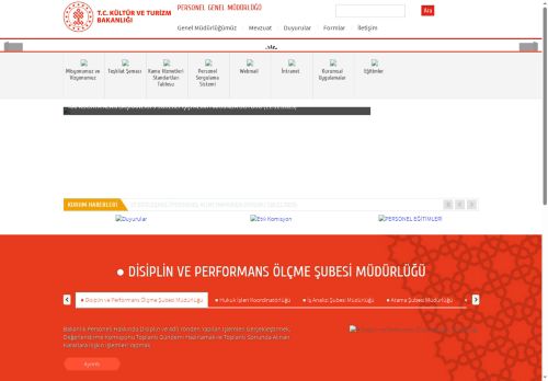 T.C. Kültür ve Turizm Bakanlığı - Personel Genel Müdürlüğü