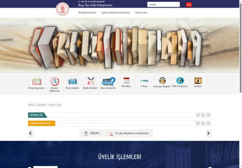 T.C. Kültür ve Turizm Bakanlığı - Ünye İlçe Halk Kütüphanesi