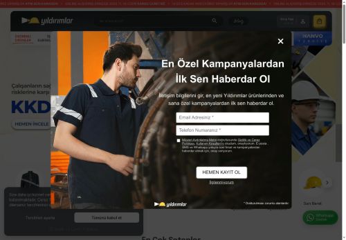 Yıldırımlar Giyim: İş Güvenliği Malzemeleri ve Ekipmanları