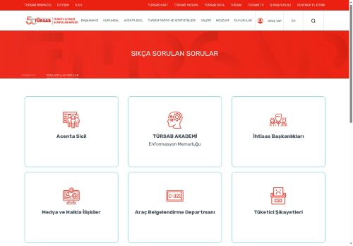Sıkça Sorulan Sorular | TÜRSAB