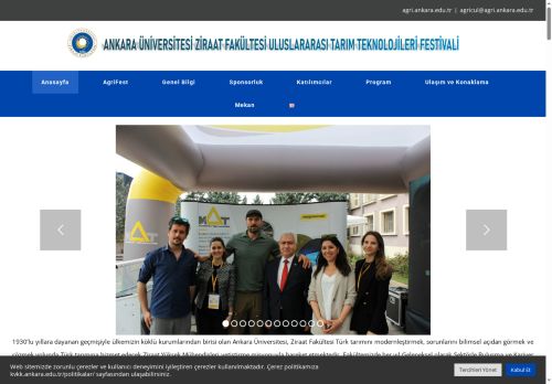 Uluslararası Tarım Teknolojileri Festivali – Ankara Üniversitesi