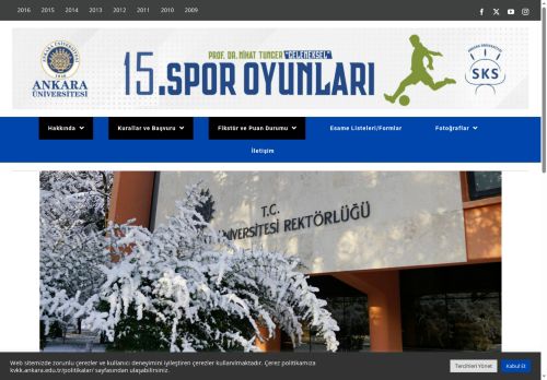 12. Geleneksel Prof. Dr. Nihat TUNCER Spor Oyunları – Ankara Üniversitesi