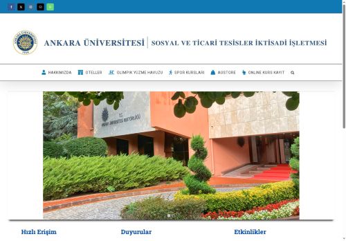 Ankara Üniversitesi Sosyal ve Ticari Tesisler – Ankara Üniversitesi