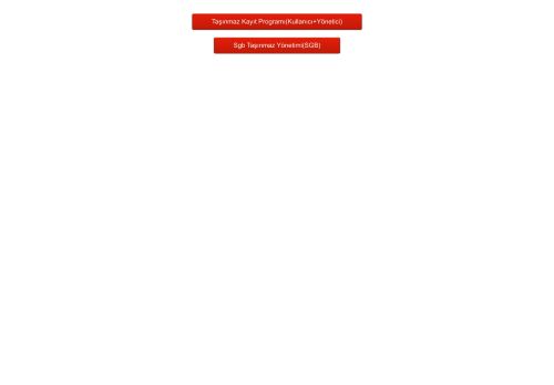 Kültür ve Turizm Bakanlığı v3.0::. - .:: Tasinmaz Kayit