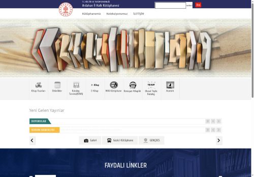 T.C. Kültür ve Turizm Bakanlığı - Ardahan İl Halk Kütüphanesi