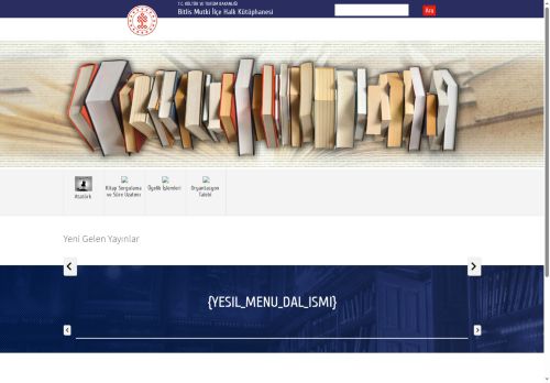 T.C. Kültür ve Turizm Bakanlığı - Bitlis Mutki İlçe Halk Kütüphanesi