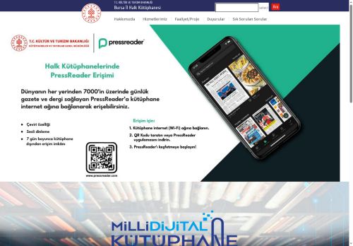 T.C. Kültür ve Turizm Bakanlığı - Bursa İl Halk Kütüphanesi