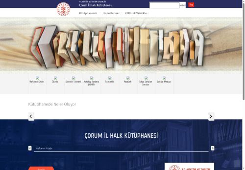 T.C. Kültür ve Turizm Bakanlığı - Çorum İl Halk Kütüphanesi