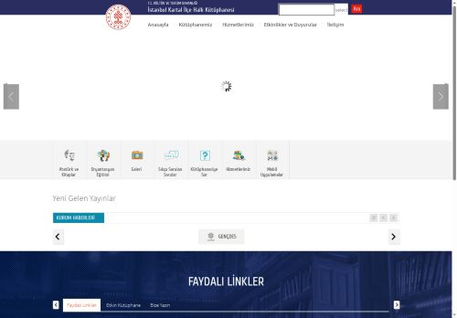 T.C. Kültür ve Turizm Bakanlığı - İstanbul Kartal İlçe Halk Kütüphanesi