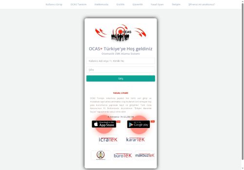 www.ocas.com.tr