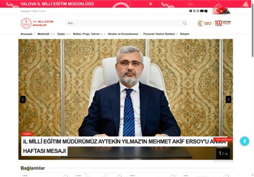 MEB YALOVA İL MİLLÎ EĞİTİM MÜDÜRLÜĞÜ