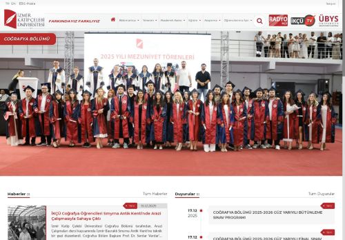 Coğrafya Bölümü | Sayfa | Coğrafya Lisans Program Değerlendirme Sonuç Raporu Formu