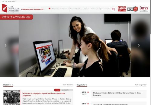 Medya ve İletişim Bölümü | Sayfa | Bölüm Raporları