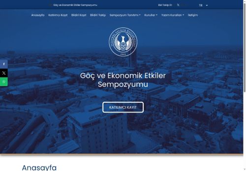 Anasayfa - İGÜ - Göç ve Ekonomik Etkiler Sempozyumu