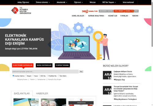 Kütüphane ve Dokümantasyon Daire Başkanlığı | Kütüphane ve Dokümantasyon Daire Başkanlığı