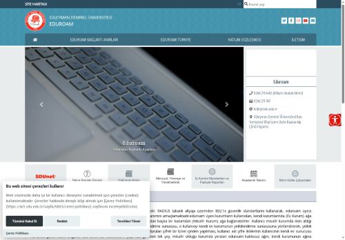 Süleyman Demirel Üniversitesi - Eduroam
