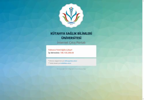 .::KSBU--İnternet Çıkış Portalı::.