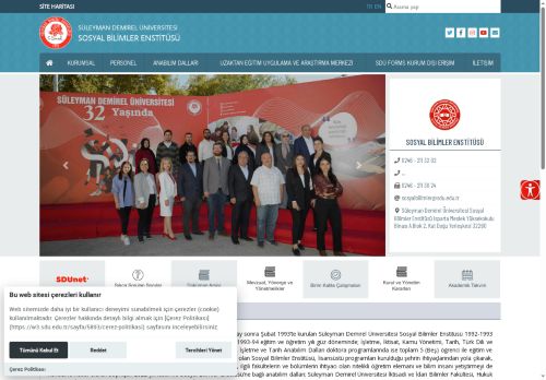 Süleyman Demirel Üniversitesi - SOSYAL BİLİMLER ENSTİTÜSÜ