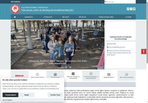 Süleyman Demirel Üniversitesi - Toplumsal Katkı ve Paydaşlar Koordinatörlüğü