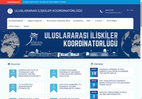 ERASMUS+ KA131 DEĞİŞİM PROGRAMLARI