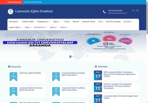 Lisansüstü Eğitim Enstitüsü