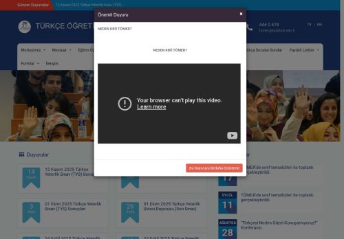 TÜRKÇE ÖĞRETİMİ UYGULAMA ve ARŞ. MER.