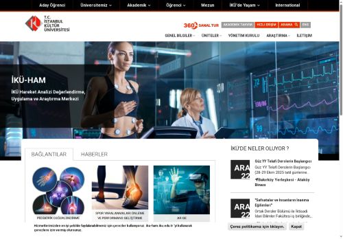 İKÜ Hareket Analizi Değerlendirme, Uygulama ve Araştırma Merkezi | İKÜ Hareket Analizi Değerlendirme, Uygulama ve Araştırma Merkezi