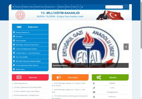 Ertuğrul Gazi Anadolu Lisesi - BURSA / YILDIRIM