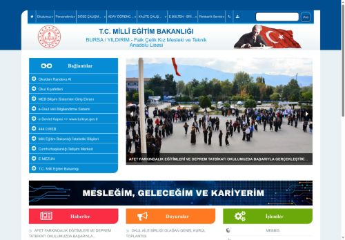 Faik Çelik Kız Mesleki ve Teknik Anadolu Lisesi - BURSA / YILDIRIM