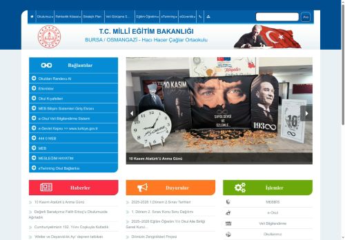 Hacı Hacer Çağlar Ortaokulu - BURSA / OSMANGAZİ