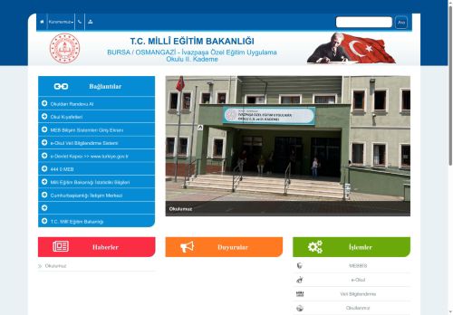 İvazpaşa Özel Eğitim Uygulama Okulu II. Kademe - BURSA / OSMANGAZİ
