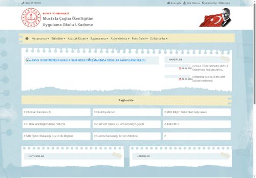 Mustafa Çağlar Özel Eğitim Uygulama Okulu I. Kademe - BURSA / OSMANGAZİ