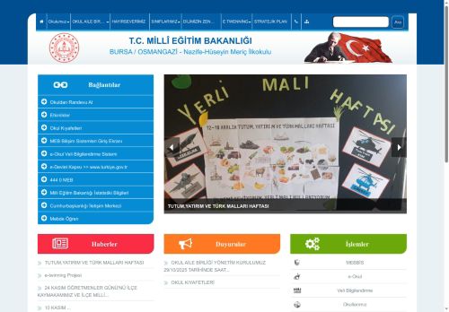 Nazife-Hüseyin Meriç İlkokulu - BURSA / OSMANGAZİ