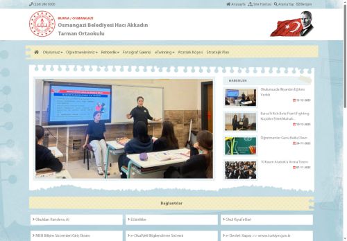 Osmangazi Belediyesi Hacı Akkadın Tarman Ortaokulu - BURSA / OSMANGAZİ