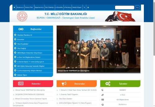 Osmangazi Gazi Anadolu Lisesi - BURSA / OSMANGAZİ