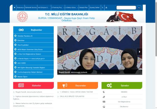 Şaypa Ayşe Şaylı İmam Hatip Ortaokulu - BURSA / OSMANGAZİ