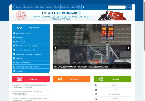 ŞEHİT DENİZ PİYADE ER TAHSİN ŞEN ORTAOKULU - BURSA / OSMANGAZİ