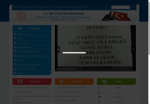 Şehit Jandarma Komando Er Ramazan Okur Ortaokulu - BURSA / OSMANGAZİ