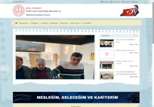 TOKİ Cahit Zarifoğlu Mesleki ve Teknik Anadolu Lisesi - BURSA / OSMANGAZİ