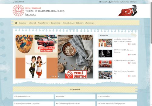 TOKİ ŞEHİT JANDARMA ER ALİ BAKIŞ İLKOKULU - BURSA / OSMANGAZİ