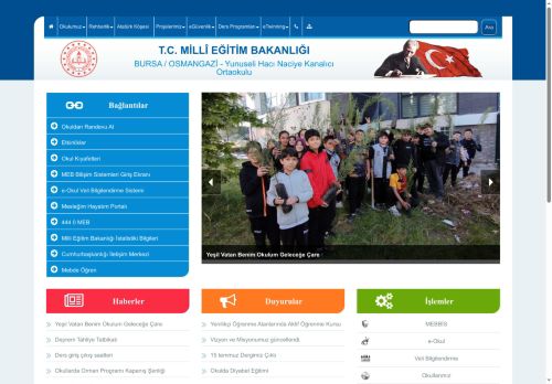 Yunuseli Hacı Naciye Kanalıcı Ortaokulu - BURSA / OSMANGAZİ