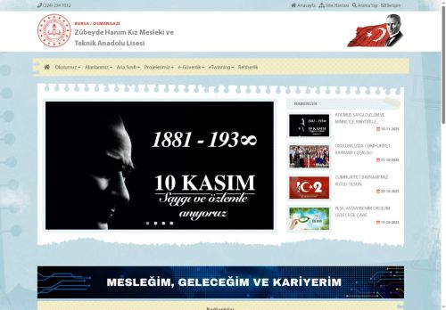 Zübeyde Hanım Kız Mesleki ve Teknik Anadolu Lisesi - BURSA / OSMANGAZİ