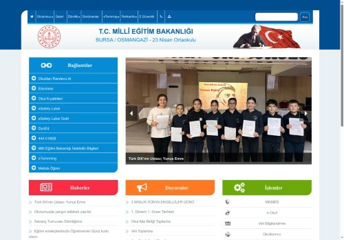 23 Nisan Ortaokulu - BURSA / OSMANGAZİ