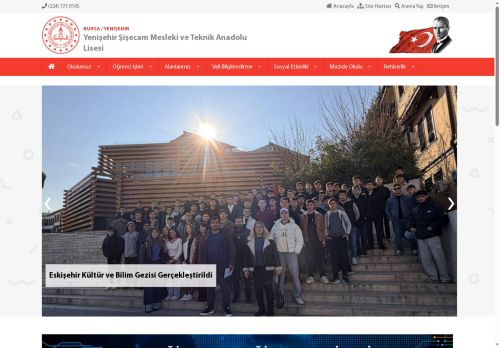 Yenişehir Şişecam Mesleki ve Teknik Anadolu Lisesi - BURSA / YENİŞEHİR