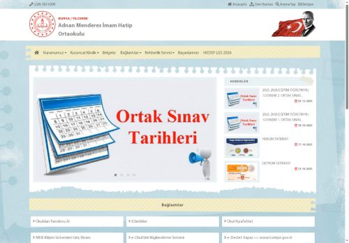 Adnan Menderes İmam Hatip Ortaokulu - BURSA / YILDIRIM