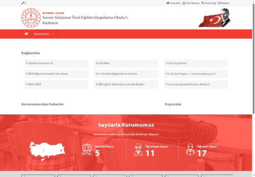 Sason Gürpınar Özel Eğitim Uygulama Okulu I. Kademe - BATMAN / SASON