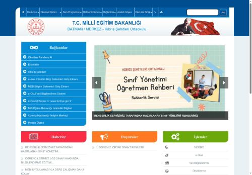 Kıbrıs Şehitleri Ortaokulu - BATMAN / MERKEZ